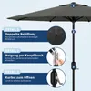 Alu Sonnenschirm Ø270cm Gartenschirm Terrassenschirm Produktbild-Vorschau 6