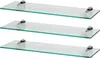Harbour Housewares Schwebende Glas-Badezimmerregale – 60 cm Produktbild-Vorschau 1