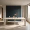 Consolle allungabile Ofelia 90x50x76h cm colore cashmere Anteprima dell’immagine prodotto 2