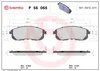 Brembo Bremsbelagsatz, Scheibenbremse Vorderachse P 56 065 Produktbild-Vorschau 16