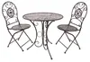 Kobolo Metallstuhl Gartenstuhl Vintage Stuhl aus Metall Produktbild-Vorschau 3