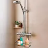 SEPIO Duschablage Schwarz, Badezimmer Organizer , Produktbild-Vorschau 3