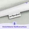 Wolkenfeld Bettwäsche 200x200 Grau Weiß - Kuschelig weich & Produktbild-Vorschau 8