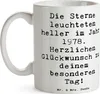 Mr. & Mrs. Panda Teetasse Spruch 1978 Geburtstag - Weiß - Produktbild-Vorschau 3