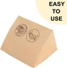 A brown paper bag with two circular diagrams printed on it, and text overlay. Produktbild-Vorschau