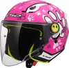LS2 OF622 Funny II Paws Kinder Jethelm, pink, Y/M (49/50) Produktbild-Vorschau 1