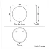 Miroir de salle de bain LED rond 90cm avec rétro-éclairage, Voir les images du produit 6