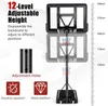 KOMFOTTEU Basketballständer 130-305cm höhenverstellbar, Produktbild-Vorschau 3