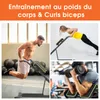 DH FitLife 5-en-1 Banc de musculation réglable, Rameur, Voir les images du produit 4