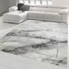 Teppich modern Wohnzimmerteppich Marmor Optik in grau Größe Produktbild-Vorschau 1