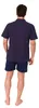 Normann Herren kurzarm Schlafanzug Shorty Pyjama zum Produktbild-Vorschau 5