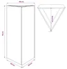 vidaXL Donice ogrodowe, 2 szt., trójkątne, 40 x 34,5 x 75 Podgląd zdjęcia produktu 8