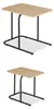 Relaxdays Satztisch, 2er Set, Holzoptik, Metall, eckiger Produktbild-Vorschau 11