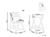 BELIANI Balkonset Hellbraun Bambusholz Tisch Rund 57 cm mit Produktbild-Vorschau 8
