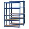 Wiltec sada 2x těžkých regálů 120x60x204cm, 200kg/úroveň, Náhled obrázku produktu 3