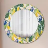 Zrkadlo Ø50cm - Sklenený rám s potlačou - Nástenné zrkadlo Produktbild-Vorschau 1