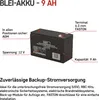Wartungsfreier Blei-Akku 12 V/9 Ah, faston 6,3 mm Anteprima dell’immagine prodotto