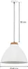 Lampada a sospensione in metallo bianco SKAL 9189 Luminex Anteprima dell’immagine prodotto 6
