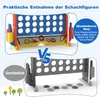 COSTWAY 4 v 1 Velký Čtyři v řadě, Jumbo Čtyři v řadě s Náhled obrázku produktu 9