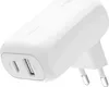 A white Belkin BOOST Charge 42W charger with two ports. Anteprima dell’immagine prodotto