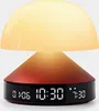 A mushroom-shaped lamp with a digital clock display. Podgląd zdjęcia produktu