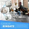 TRESKO Roller Stool White s opěradlem Pracovní stolička Náhled obrázku produktu 4