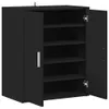 vidaXL Schuhschrank Schwarz 60x35x70 cm Holzwerkstoff Produktbild-Vorschau 5