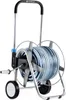 A garden hose reel cart on a white background. Podgląd zdjęcia produktu