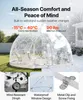 SucceBuy Transparente Gartenkuppel 2,9x1,7 m, Blasenzelt Produktbild-Vorschau 4