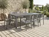 Ausziehbarer Gartentisch aus Metall "Salou" - 240/300 x 100 Produktbild-Vorschau 2