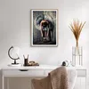 Gerahmtes Poster - Rahmen in heller Eiche - Ballerina Produktbild-Vorschau 6
