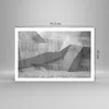 Poster - Poster ohne Rahmen - Beton Wand Grau - 91,5x61 cm Produktbild-Vorschau 4