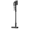 A cordless stick vacuum cleaner is shown mounted on its wall charging dock. Produktbild-Vorschau