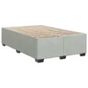 The Living Store Boxspringbett mit Matratze Hellgrau Produktbild-Vorschau 6