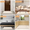 Schoonloopmat 80x100 cm, beige, antislip, wasbaar, Productafbeelding-voorbeeld 9