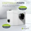 Juskys Hebeanlage 600 W - Schmutzwasserpumpe mit Häcksler, Produktbild-Vorschau 3