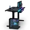 Ultradesk VORTEX - Schwarz - Computertisch mit elektrischer Produktbild-Vorschau 4