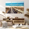 Bild auf Leinwand - Leinwandbild - 3 Teile - Meer Strand Produktbild-Vorschau 7