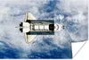 MuchoWow® Poster Erde - Weltraum - Spaceshuttle 180x120 cm Produktbild-Vorschau 1