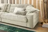 KAWOLA Sofa LANA XL Ecksofa Cord cremeweiß Recamiere links Produktbild-Vorschau 3