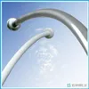 Two curved shower curtain rods against a blue sky background with a swirling effect. Produktbild-Vorschau