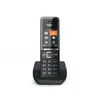 A black Gigaset cordless phone is shown in its charging cradle against a white background. Produktbild-Vorschau