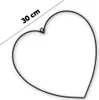 Metall-Herzen 2er zum Aufhängen 30 cm schwarz Herz-Deko Produktbild-Vorschau 2