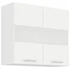 EKO White Glashängeschrank 80 Weiss matt Küchenzeile Produktbild-Vorschau 1