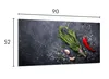 Glas Herdschutzplatte 90x52 Schiefer Produktbild-Vorschau 2