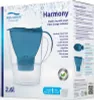 The image shows the packaging of an Aqualogis Harmony water jug with a filter. Náhľad obrázku produktu