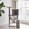 Drapak dla kota, 5 poziomów, 125 cm, domek, hamak, Podgląd zdjęcia produktu 5