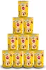 A pyramid stack of dog food cans. Produktbild-Vorschau
