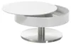 home24 Couchtisch mit Stauraum - Weiß / Silber Produktbild-Vorschau 4