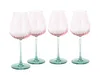 CreaTable, 24586, Swirly transparent, Weinglas 4-tlg, Glas Produktbild-Vorschau 1
